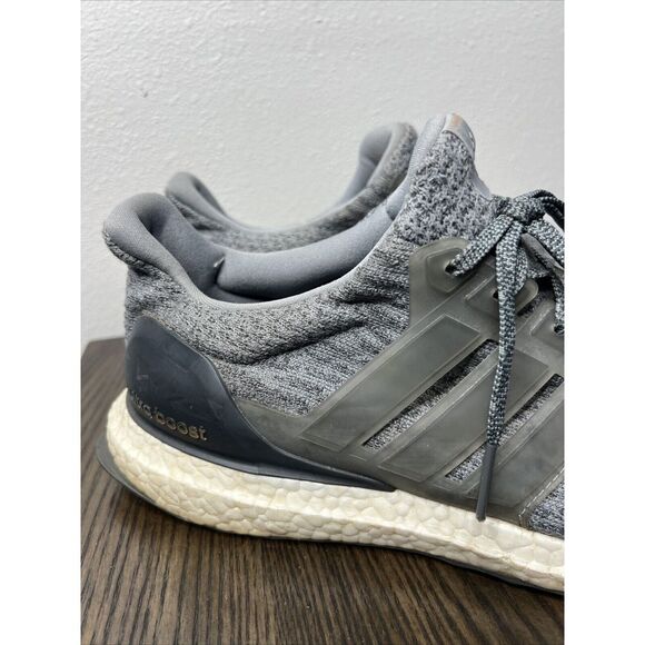 Adidas Ultra Boost 3.0 Mens Sz 11 Shoes Mystery Grey 2017 Style BA8849 - Picture 3 of 16